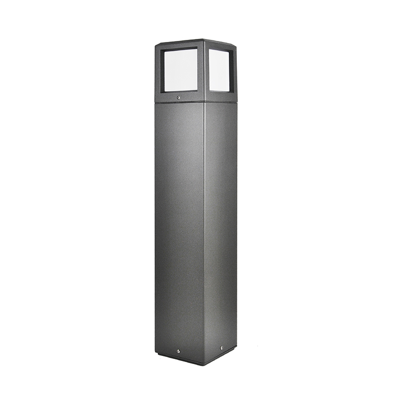 YMLED-6208 neliön muotoinen alumiininen LED-pollari puutarhavalot
